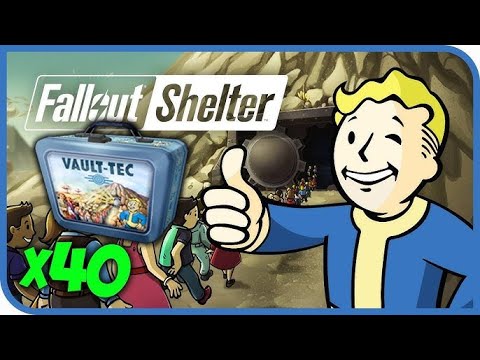 Видео: Открытие 44 ланч боксов в Fallout Shelter