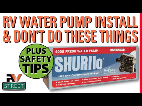 Видео: Замена водяного насоса RV SHURflo и важные советы
