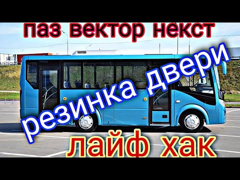 Видео: ПАЗ ВЕКТОР НЕКСТ вырвало резинку двери.