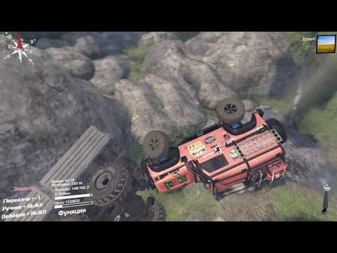 Видео: Вытягиваем краз из озера в spintires!
