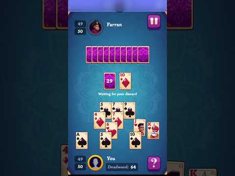 Видео: Gin Rummy 🃏💰🃏 Прохождение | Игра на телефон | Во что поиграть