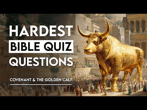 Видео: 25 библейских вопросов о жизни Моисея — Завет и золотой телец — Библейская викторина