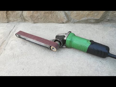Видео: Гриндер из болгарки. homemade Angle Grinder Hack