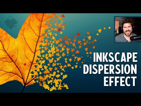 Видео: Учебное пособие по эффекту дисперсии в Inkscape: простая маскировка + метод распыления с помощью ...