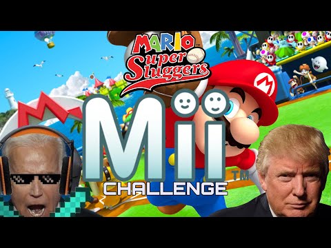 Видео: Президенты играют в Mario Super Sluggers (Mii Challenge)