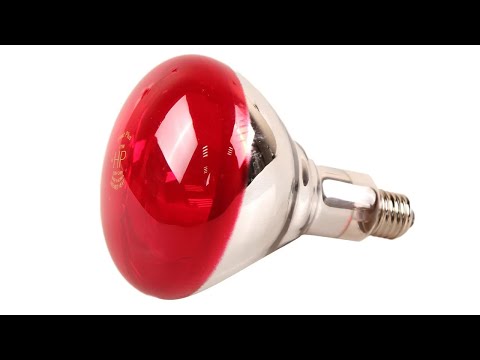 Видео: Лечение инфракрасными ик лампами. Тест, сравнение. Керамическая ик лампа 75 вт, прозрачная и красная
