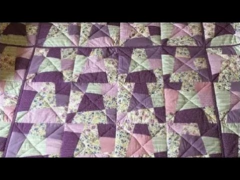 Видео: Крейзи- быстро и легко! DIY Лоскутное одеяло быстро! Лоскутное шитье для начинающих
