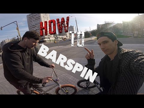 Видео: how to barspin / как сделать барспин на bmx/mtb с Максом Беспалым