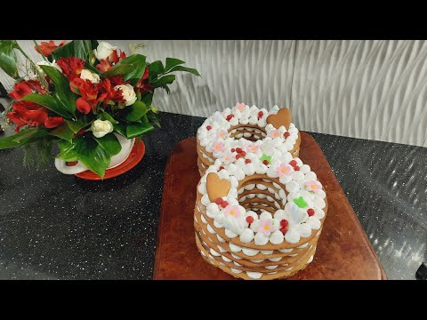 Видео: Տորթ ՄԱՐՏԻ 8 / Торт цифра 8 /