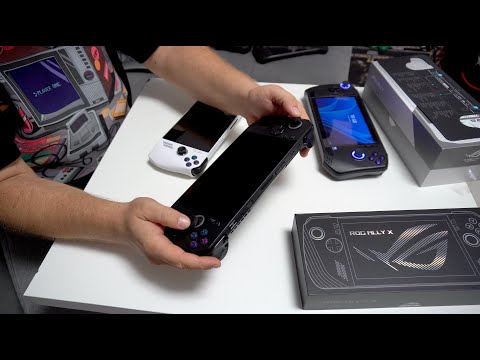 Видео: Купил Asus Rog Ally X, распаковка / первый взгляд / сравнение по эргономики с обычным Ally и другими