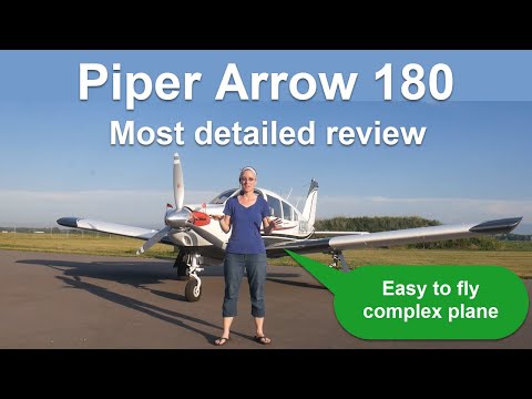 Видео: Piper Arrow 180 Самый подробный обзор с полётом на высоте более 11 000 футов | Простой в управлен...