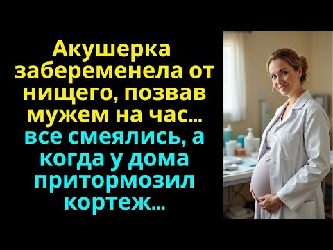 Видео: Акушерка забеременела от нищего позвав мужем на час… Все смеялись, а когда у дома притормозил кортеж