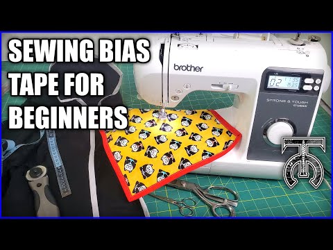 Видео: Как пришить косую бейку для начинающих — Tock Custom — Brother ST150HDH — Как пользоваться швейно...