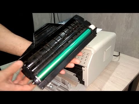 Видео: Panasonic KX-MB1500 треск, трещит