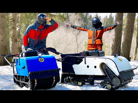 Видео: Новые мотобуксировщики Baltmotors на 2021-22г  Barboss и Snowdog!