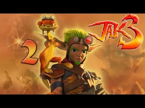 Видео: Jak 3 HD Collection #2 Путь к вулкану (Прохождение)