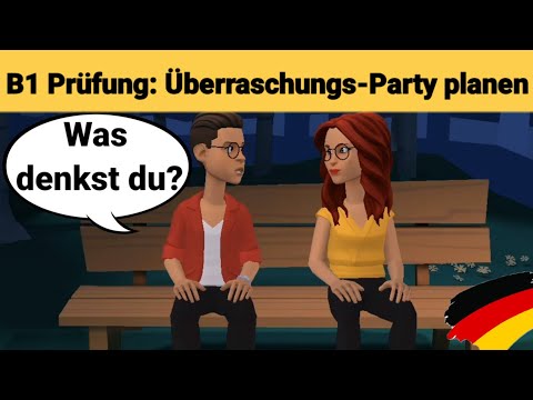 Видео: Устный экзамен по немецкому языку B1 | Совместное планирование/Диалог | Устная часть 3: Вечеринка