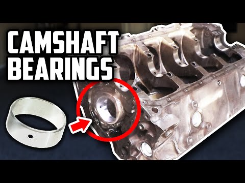 Видео: КАК УСТАНОВИТЬ ПОДШИПНИКИ РАСПРЕДВАЛА В ДВИГАТЕЛЬ CHEVY 350!
