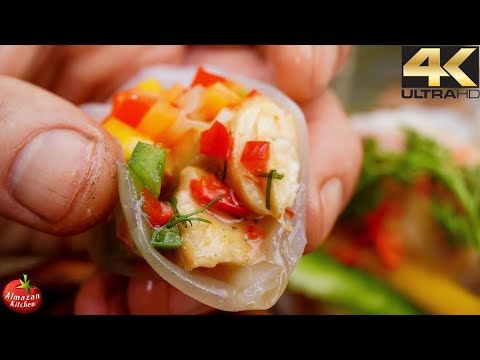 Видео: ЛУЧШИЙ Зимний Яичный Рулет! - Готовим в Лесу в 4К ASMR