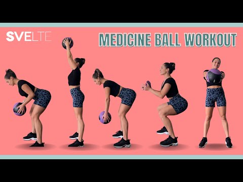 Видео: 10-минутная тренировка корпуса с медицинским мячом для начинающих