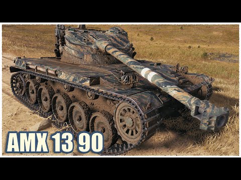 Видео: AMX 13 90 • ВСЁ ЕЩЕ ОПАСЕН • Легендарный Девяностик World of Tanks