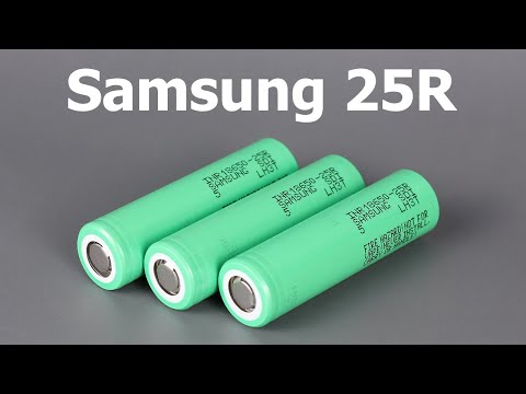 Видео: Samsung INR18650-25R – обзор и тестирование аккумулятора
