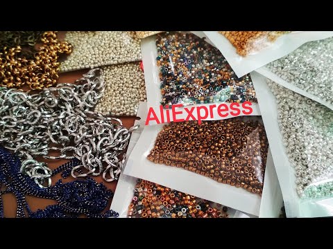 Видео: Бисер из Китая. Посылки с AliExpress