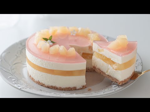 Видео: Яблочный чизкейк без выпечки ＊ Без духовки ｜HidaMari Cooking