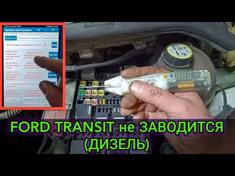 Видео: Ford Transit 2015 дизель, не заводится. Стартер крутит, но двигатель даже не схватывает. Болячка.