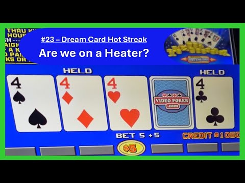 Видео: Еще одна великолепная сессия Dream Card в ARIA: #VideoPoker #Jackpots