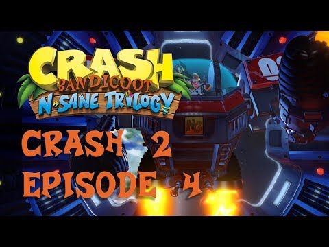 Видео: Прохождение Crash Bandicoot 2 (N.Sane Trilogy). Часть 4. БОСС: Н.Джин