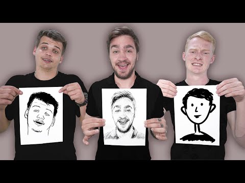 Видео: КТО ЛУЧШЕ НАРИСУЕТ БЛОГЕРА ЧЕЛЛЕНДЖ!