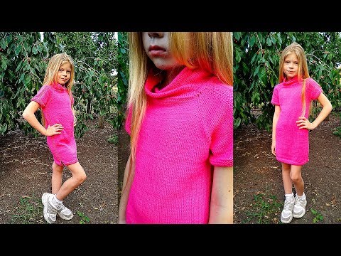 Видео: ПЛАТЬЕ СПИЦАМИ "СПОРТ" ПОДРОБНЫЙ БЕСПЛАТНЫЙ МК урок 3