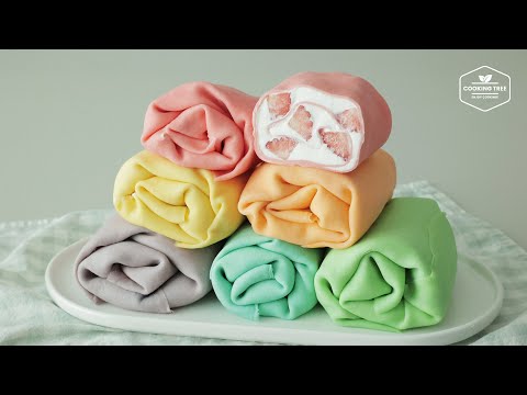 Видео: Фруктовый радужный торт из полотенец | Торт-рулет из блинов | Простой рецепт для начинающих!