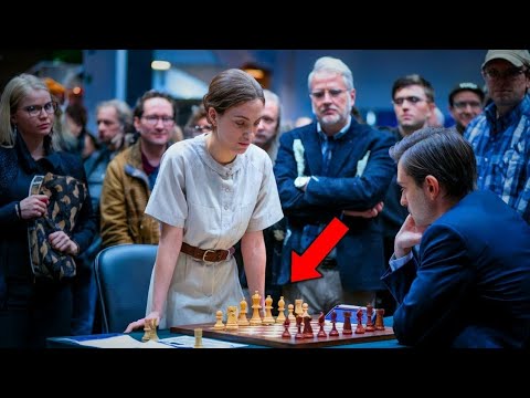 Видео: Простую женщину позвали сыграть в шахматы ради насмешки, но её первый ход заставил всех замолчать.