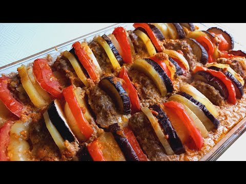 Видео: Запеканка с Баклажанами и Фаршем/Вкусный Рецепт в Духовке