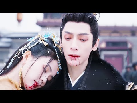 Видео: Байлу умирает, спасая его, Ло Юньси крепко обнимает её и плачет.