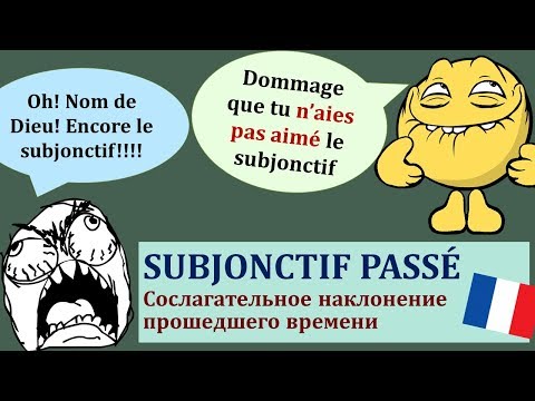 Видео: Урок#160: Subjonctif passé. Французская грамматика. Сослагательное наклонение прошедшего времени