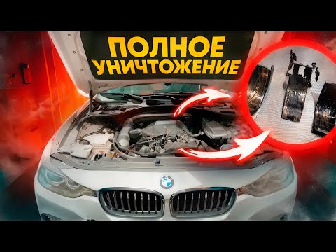 Видео: BMW F30 335D N57 жестко провернуло вкладыши #1