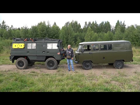 Видео: PINZGAUER против УАЗ "Буханка". У кого больше?
