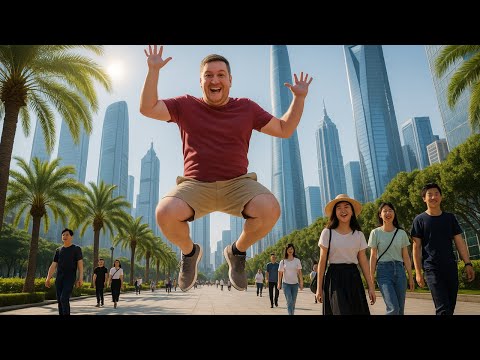 Видео: 🌞 Прогулка по солнечному Китаю — жизнь среди небоскрёбов и пальм 🇨🇳