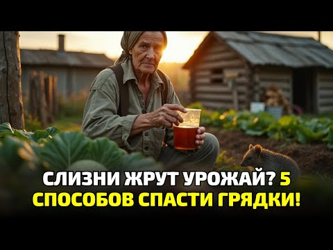 Видео: Слизни съедают весь урожай? Ошибка, которую совершают 9 из 10 огородников!