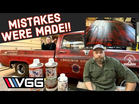 Видео: Неправильная маркировка наносимого на поверхность прозрачного лака VGG! Можно ли это исправить, н...