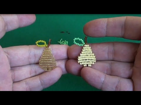 Видео: Груша из бисера