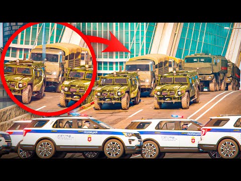 Видео: ДПС ПЕРЕКРЫЛИ ДОРОГУ АРМИИ в ГТА 5 РП (RMRP Рублевка)