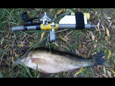 Видео: Титановое подводное ружье с регулятором мощности боя Ю  Гориславца