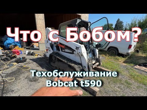 Видео: Мини погрузчик техобслуживание Боба .