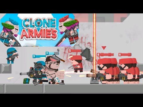 Видео: Я вернулся в Clone Armies! Тестим базы и тактику 2d games