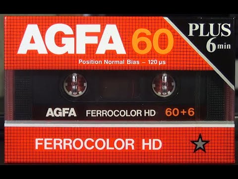 Видео: Аудиокассета AGFA Ferrocolor HD60 . 1985год. Вскрываем! #audiocassette