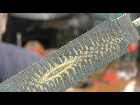 Видео: Нож рукоять из шишки .